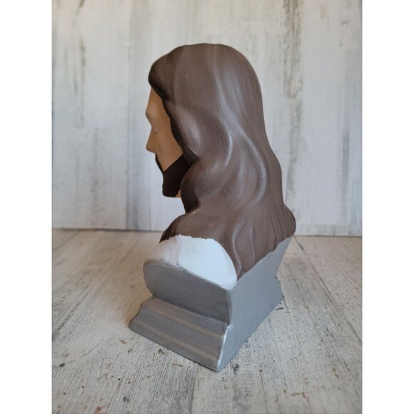 Holland vintage Jesus bust Xmas religious home decor figure - Picture 4 of 9